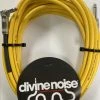 Empire Guitars Divine Noise 25ft Instrument Cable S-R Yellow *Free Shipping In The USA* Accessories