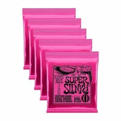 Empire Guitars Ernie Ball 2223 Super Slinky Electric Guitar Strings .009 - .042- 5 Packs *Free Shipping In The USA*