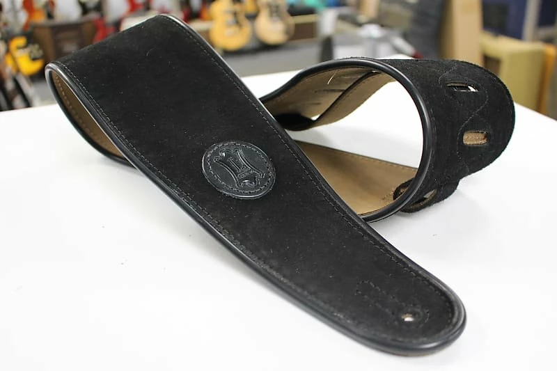 Best Pirce ❤️ Empire Guitars Levy's 4" Black Suede Guitar/Bass Strap W/ Brown Suede Back MSSB3-4-BLK *Free Shipping In The USA* ⌛ 1 Empire Guitars Levy's 4" Black Suede Guitar/Bass Strap W/ Brown Suede Back MSSB3-4-BLK *Free Shipping In The USA*