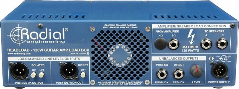 Discount 😉 Accessories Radial Headload V16 Guitar Amp Load Box *Free Shipping In The USA* ❤️ 4 Accessories Radial Headload V16 Guitar Amp Load Box *Free Shipping In The USA*