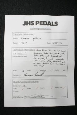 Effects 2014 JHS Pedals