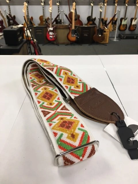 Best reviews of 🥰 Empire Guitars Souldier Guitar Strap Diamante Multi Color W/ Brown Leather Ends *Free Shipping In The USA* Accessories 🎁 1 Empire Guitars Souldier Guitar Strap Diamante Multi Color W/ Brown Leather Ends *Free Shipping In The USA* Accessories