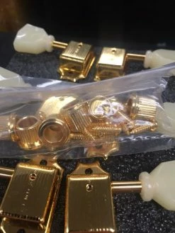 Outlet 🛒 Accessories Kluson Deluxe KD-3-GPK 3-per-side Gold Tuning Keys 🤩 5 Accessories Kluson Deluxe KD-3-GPK 3-per-side Gold Tuning Keys