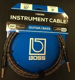 Accessories Boss BIC-10 1/4" TS Instrument Cable - 10' *Free Shipping In The USA*