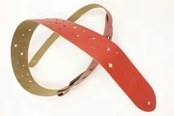 Empire Guitars Accessories Levy's M12GSC-RED Leather Guitar Strap *Free Shipping In The US*