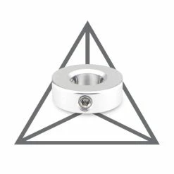 Empire Guitars Barefoot Buttons V2 Mini Silver 18-V2-MN-SV