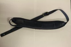 Empire Guitars Souldier Plain Saddle Strap Blue Leather Strap With Blue Leather Pad *Free Shipping In The USA* Accessories