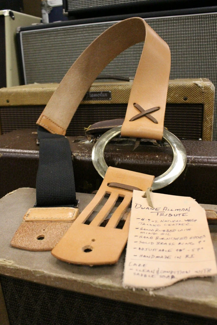 Hot Sale ๐ Empire Guitars Accessories Cheesecake Leather Duane Allman Tribute Guitar Strap ๐ 4 Empire Guitars Accessories Cheesecake Leather Duane Allman Tribute Guitar Strap