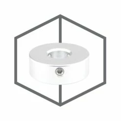 Empire Guitars Barefoot Buttons Skirtless V1 Silver 17-V1-SK-SV