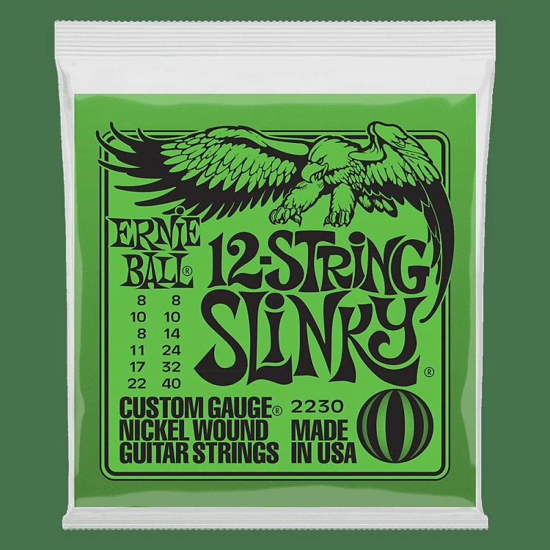 Buy ⭐ Empire Guitars Accessories Ernie Ball 2230 12-String Slinky Electric Guitar Strings, .008/.008 - .040/.022w 🧨 1 Empire Guitars Accessories Ernie Ball 2230 12-String Slinky Electric Guitar Strings, .008/.008 - .040/.022w
