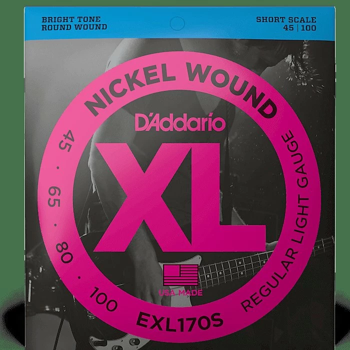 Buy 🥰 Empire Guitars Accessories D'Addario EXL170S Short Scale Light Bass Guitar Strings 🥰 1 Empire Guitars Accessories D'Addario EXL170S Short Scale Light Bass Guitar Strings