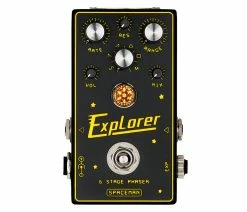 Empire Guitars Spaceman Effects Explorer 6 Stage Phaser Black *Free Shipping In The USA*