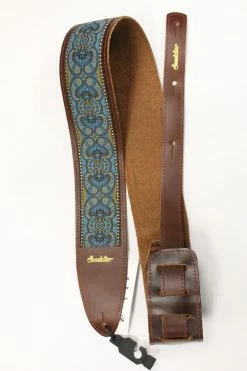 Empire Guitars Souldier Arabesque Turquoise Torpedo Guitar Strap *Free Shipping In The USA* Accessories