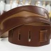 LM Products LM Leather Guitar Strap F Hole Suede Brown *Free Shipping In The USA*