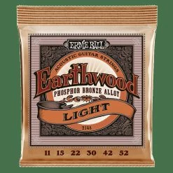 Empire Guitars Ernie Ball Earthwood Phospher Bronze Light Acoustic Guitar Strings (11-52) PO2148